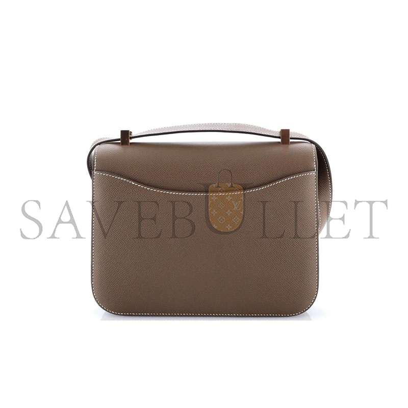 H**me5 master 24 constance nm bag epsom etoupe gold hardware (24*17*5cm)